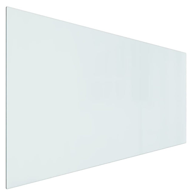 Lastra in Vetro per Caminetto Rettangolare 120x60 cm