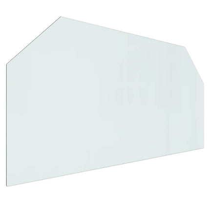 Lastra in Vetro per Caminetto Esagonale 120x60 cm