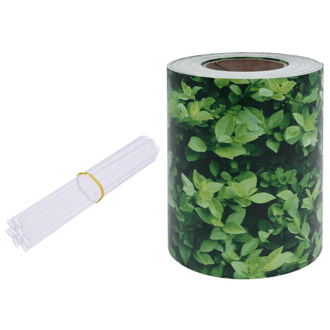 Recinzione Frangivento da Giardino PVC 70x0,19 m Verde
