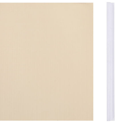 Recinzione Frangivento 4 pz in PVC 35x0,19 m Crema