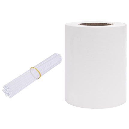 Recinzione Frangivento da Giardino PVC 70x0,19 m Bianco