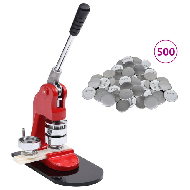 Macchina per Badge con 500 pz Parti Bottoni 44 mm