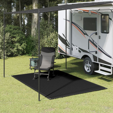 Tappeto da Tenda 250x300 cm Nero