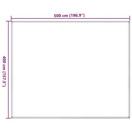 Tappeto da Tenda 400x500 cm Nero