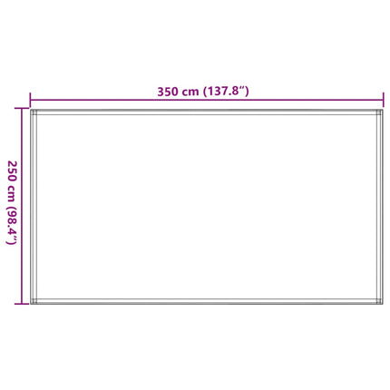 Tappeto da Tenda 250x350 cm Marrone