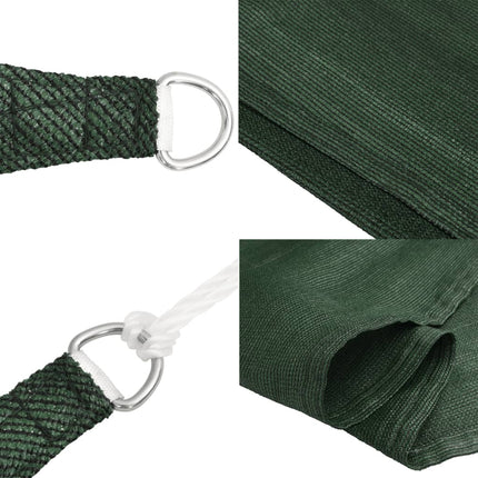 Vela Parasole 160 g/mÂ² Verde Scuro 5x5x5 m in HDPE