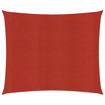 Vela Parasole 160 g/m² Rossa 5x5 m in HDPE