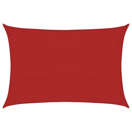 Vela Parasole 160 g/mÂ² Rossa 2,5x4 m in HDPE