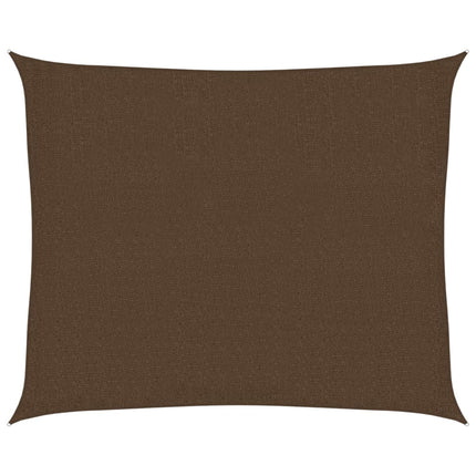 Vela Parasole 160 g/mÂ² Marrone 2,5x3 m in HDPE