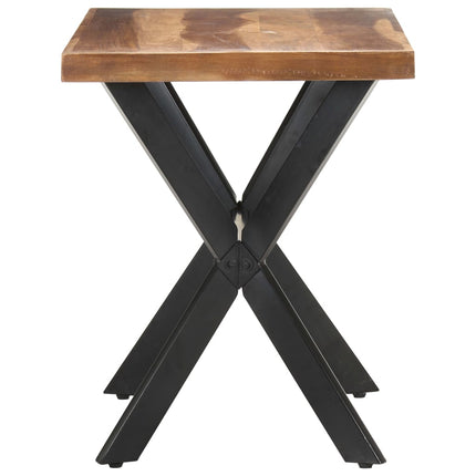 Tavolo da Pranzo 120x60x75 cm Legno Massello con Finitura Ambra