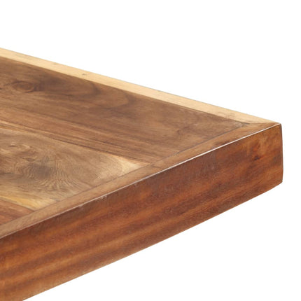 Tavolo da Pranzo 200x100x75cm Legno Massello con Finitura Ambra