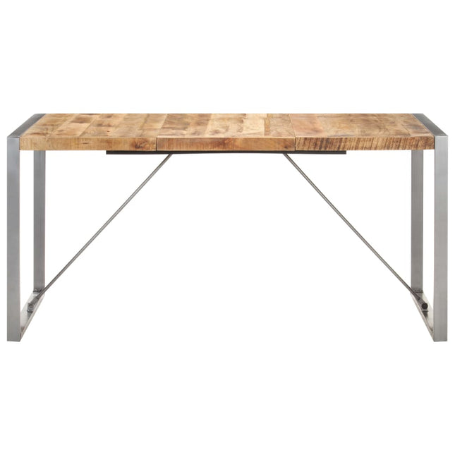 Tavolo da Pranzo 160x80x75 cm in Legno Massello di Mango