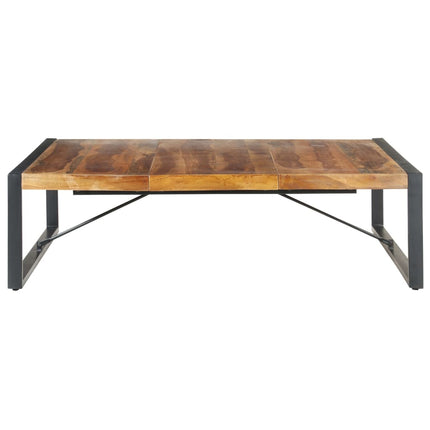 Tavolino da Salotto 140x140x40 cm in Legno Massello