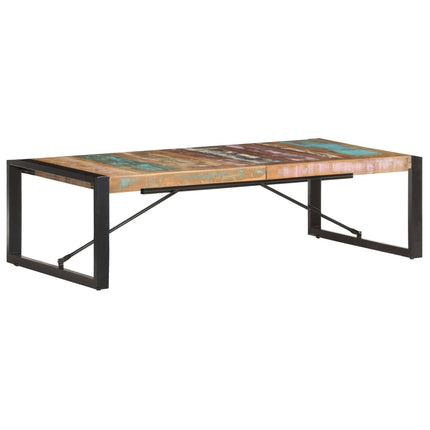 Tavolino da Salotto 140x70x40 cm in Legno Massello di Recupero