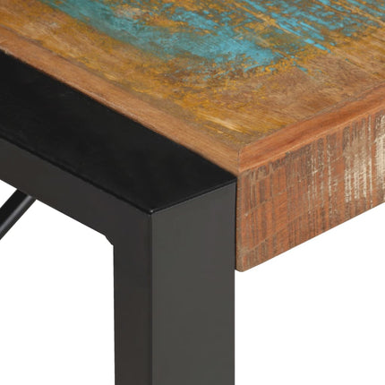 Tavolino da Salotto 140x70x40 cm in Legno Massello di Recupero