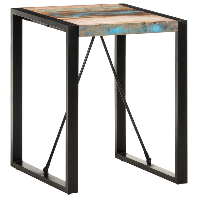 Tavolo da Pranzo 60x60x75 cm in Legno Massello di Recupero