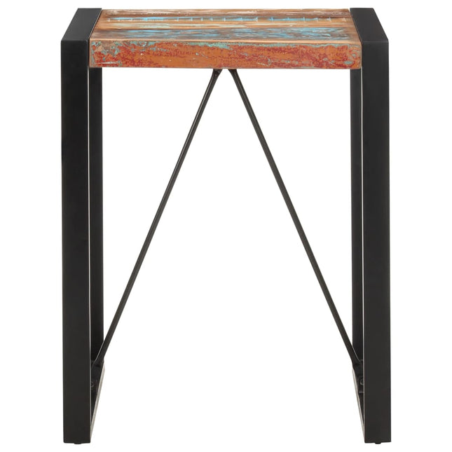 Tavolo da Pranzo 60x60x75 cm in Legno Massello di Recupero