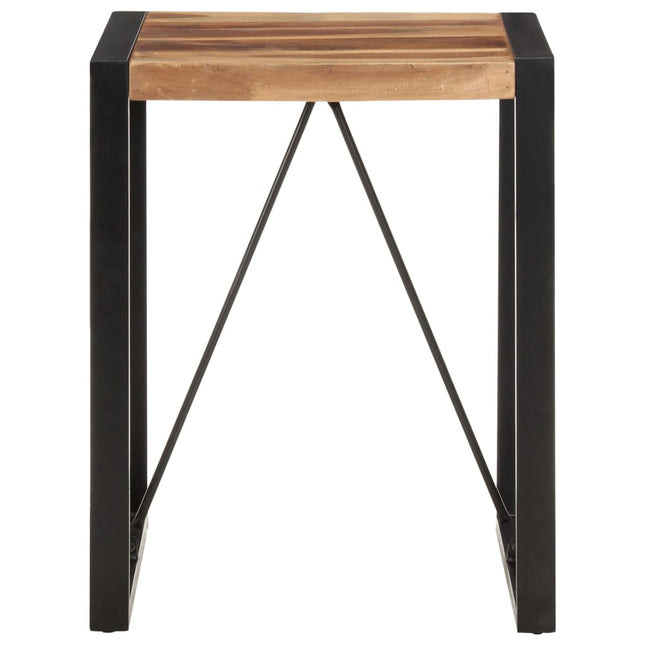 Tavolo da Pranzo 60x60x75 cm in Legno Massello di Acacia