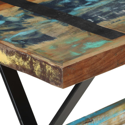 Tavolo da Pranzo 120x60x76 cm in Legno Massello di Recupero