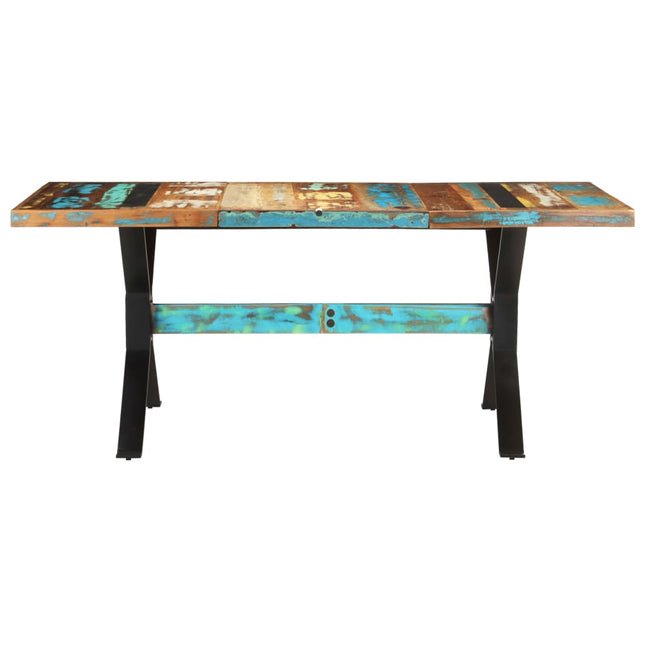 Tavolo da Pranzo 180x90x76 cm in Legno Massello di Recupero