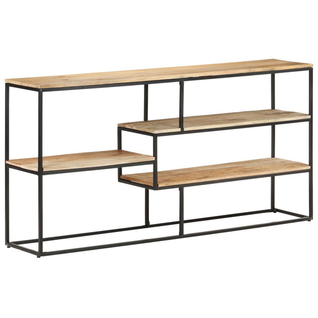 Credenza 150x30x75 cm in Legno di Mango Grezzo