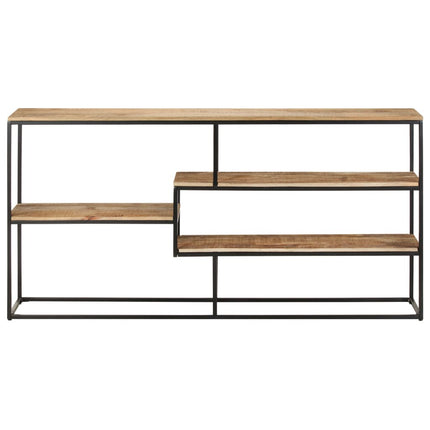 Credenza 150x30x75 cm in Legno di Mango Grezzo