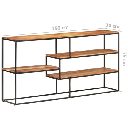 Credenza 150x30x75 cm in Legno Massello di Acacia