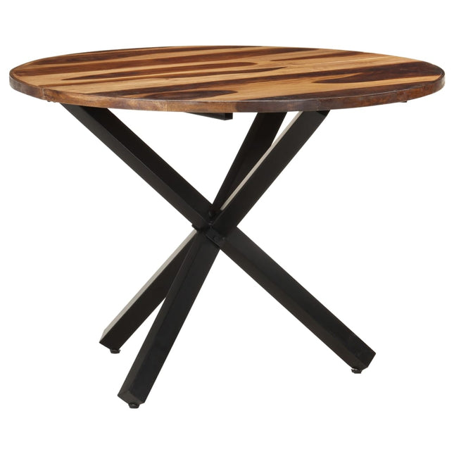 Tavolo da Pranzo 100x100x75 cm Legno di Acacia Finitura Ambra