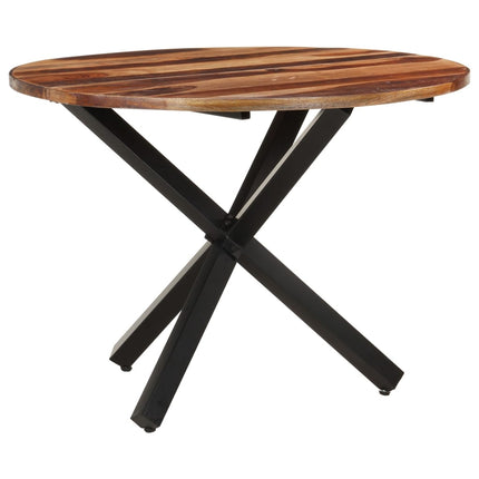 Tavolo da Pranzo 100x100x75 cm Legno di Acacia Finitura Ambra