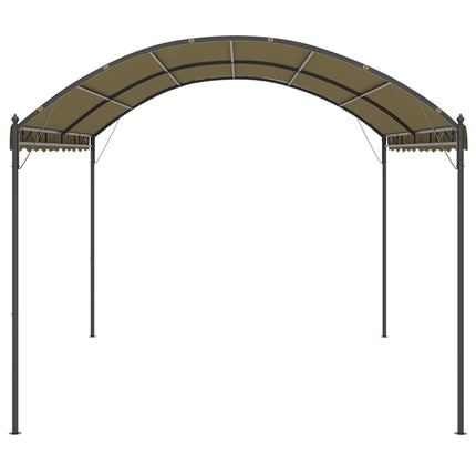 Gazebo 4x3x2,6 m Grigio Talpa 180 g/m²