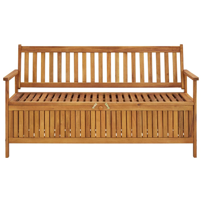 Cassapanca da Giardino 148 cm in Legno Massello di Acacia