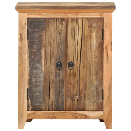 Credenza 60x33x75 cm in Legno Massello di Acacia e di Recupero