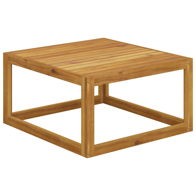 Tavolino da CaffÃƒÂ¨ 68x68x29 cm in Legno Massello di Acacia