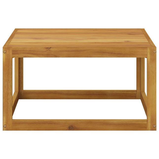 Tavolino da CaffÃƒÂ¨ 68x68x29 cm in Legno Massello di Acacia