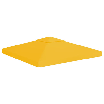 Copertura Superiore per Gazebo a 2 Strati 310 g/mÃ‚Â² 3x3 m Gialla