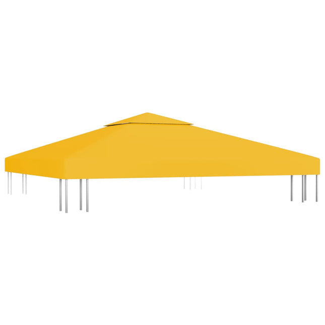 Copertura Superiore per Gazebo a 2 Strati 310 g/mÃ‚Â² 3x3 m Gialla