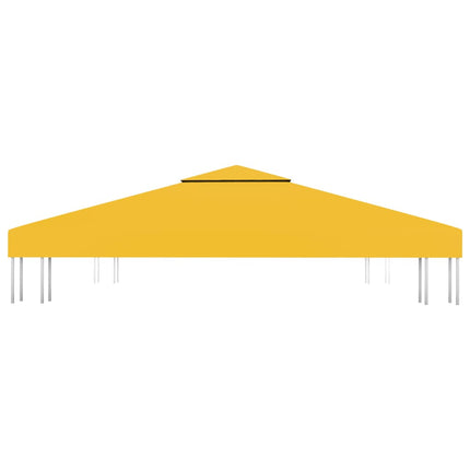 Copertura Superiore per Gazebo a 2 Strati 310 g/mÃ‚Â² 3x3 m Gialla