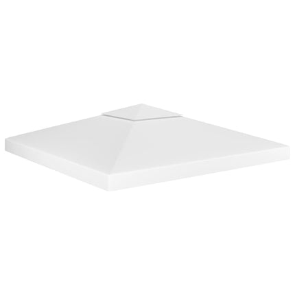 Copertura Superiore per Gazebo a 2 Strati 310 g/mÃ‚Â² 3x3 m Bianca