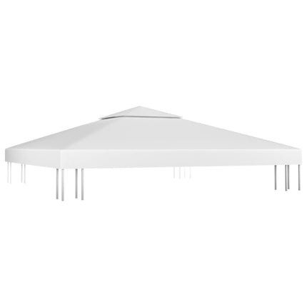 Copertura Superiore per Gazebo a 2 Strati 310 g/mÃ‚Â² 3x3 m Bianca
