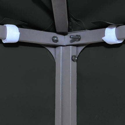 Copertura Superiore per Gazebo a 2 Strati 310 g/mÂ² 4x3 m Nera