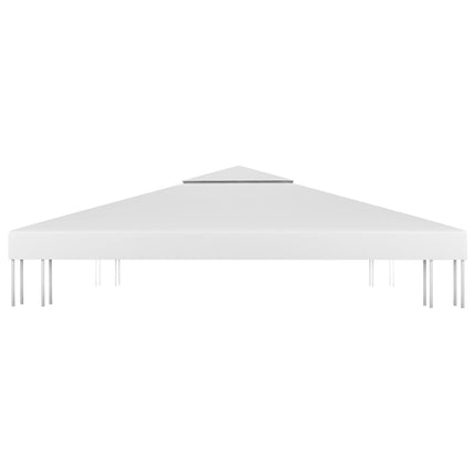 Copertura Superiore per Gazebo a 2 Strati 310 g/mÃ‚Â² 4x3 m Bianca