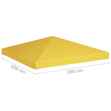 Copertura Superiore per Gazebo 270 g/mÃ‚Â² 3x3 m Gialla