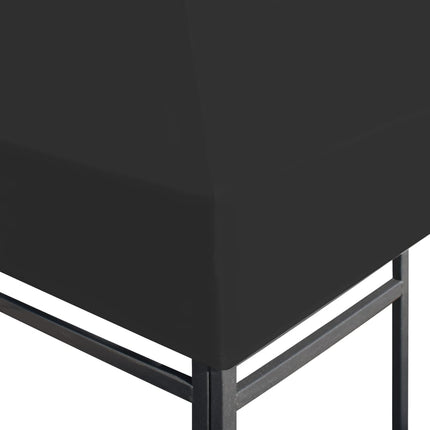 Copertura Superiore per Gazebo 270 g/mÃ‚Â² 4x3 m Nera