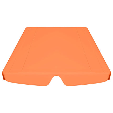 Baldacchino per Dondolo Giardino Arancione 188/168x145/110 cm