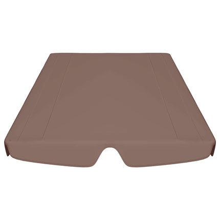 Baldacchino per Dondolo Giardino Marrone 188/168x145/110 cm