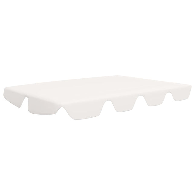 Baldacchino per Dondolo Giardino Bianco 150/130x105/70 cm