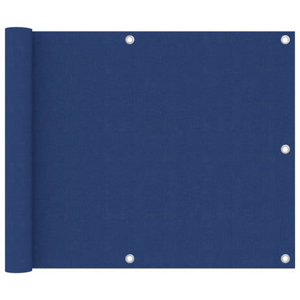 Paravento da Balcone Blu 75x500 cm in Tessuto Oxford