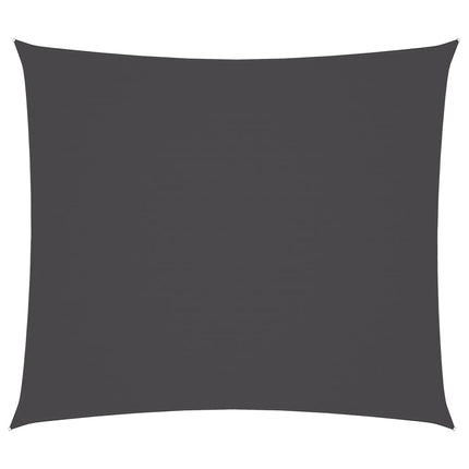 Parasole a Vela Oxford Rettangolare 2x2,5 m Antracite