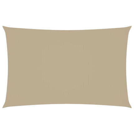 Parasole a Vela Oxford Rettangolare 2,5x5 m Beige