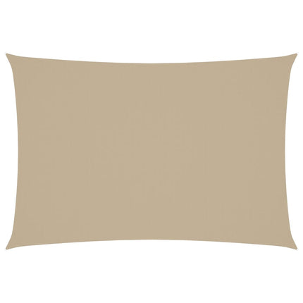 Parasole a Vela Oxford Rettangolare 3x5 m Beige